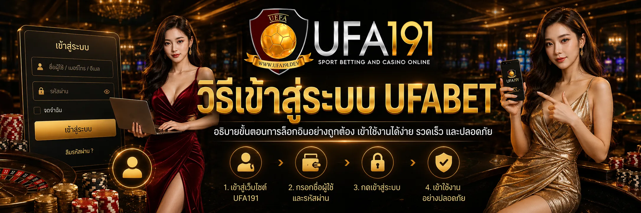 ทางเข้าUFABET